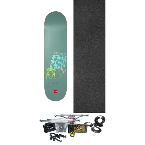 Chocolate Skateboards Kenny Anderson Free Planet Earth Skateboard Deck - 8" x 31.875" - Complete Skateboard Bundle